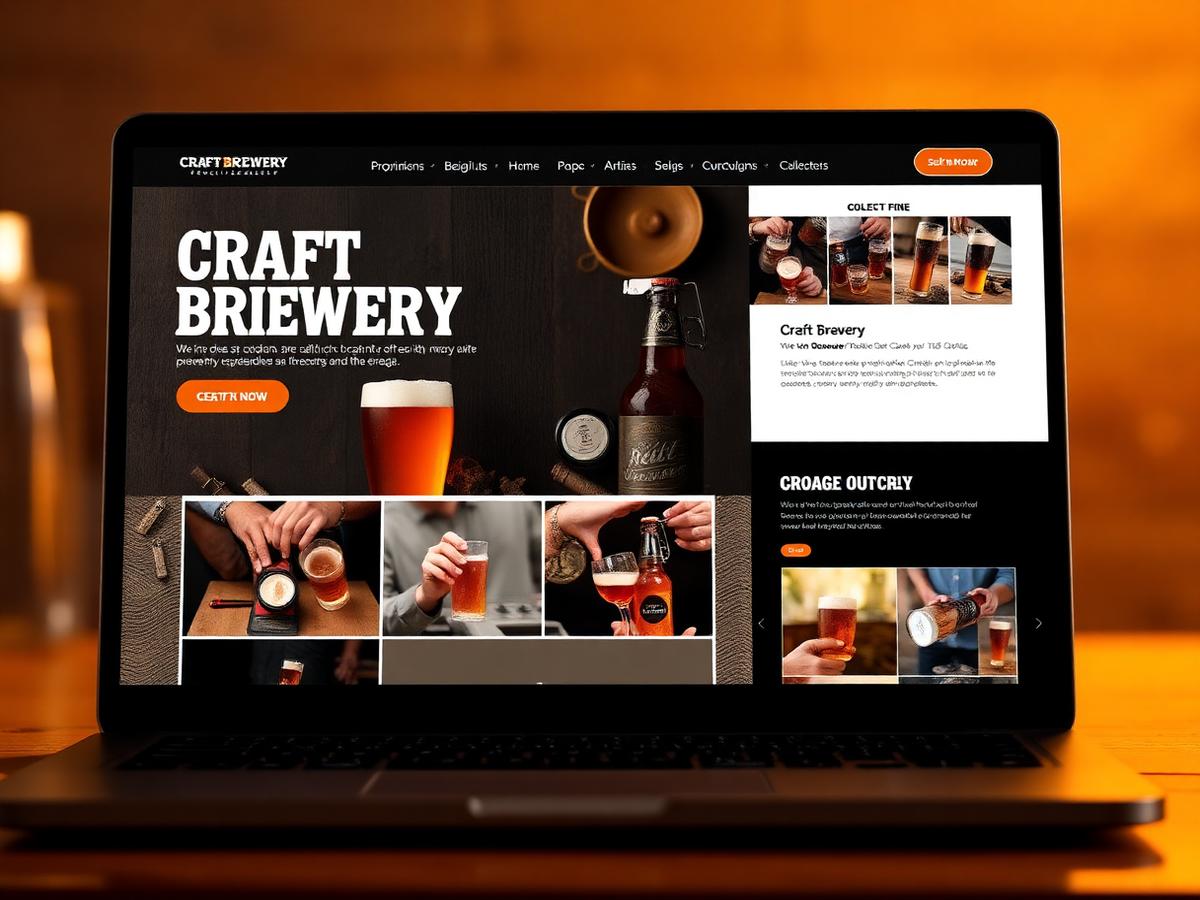 Website voor Brouwerij De Punt
